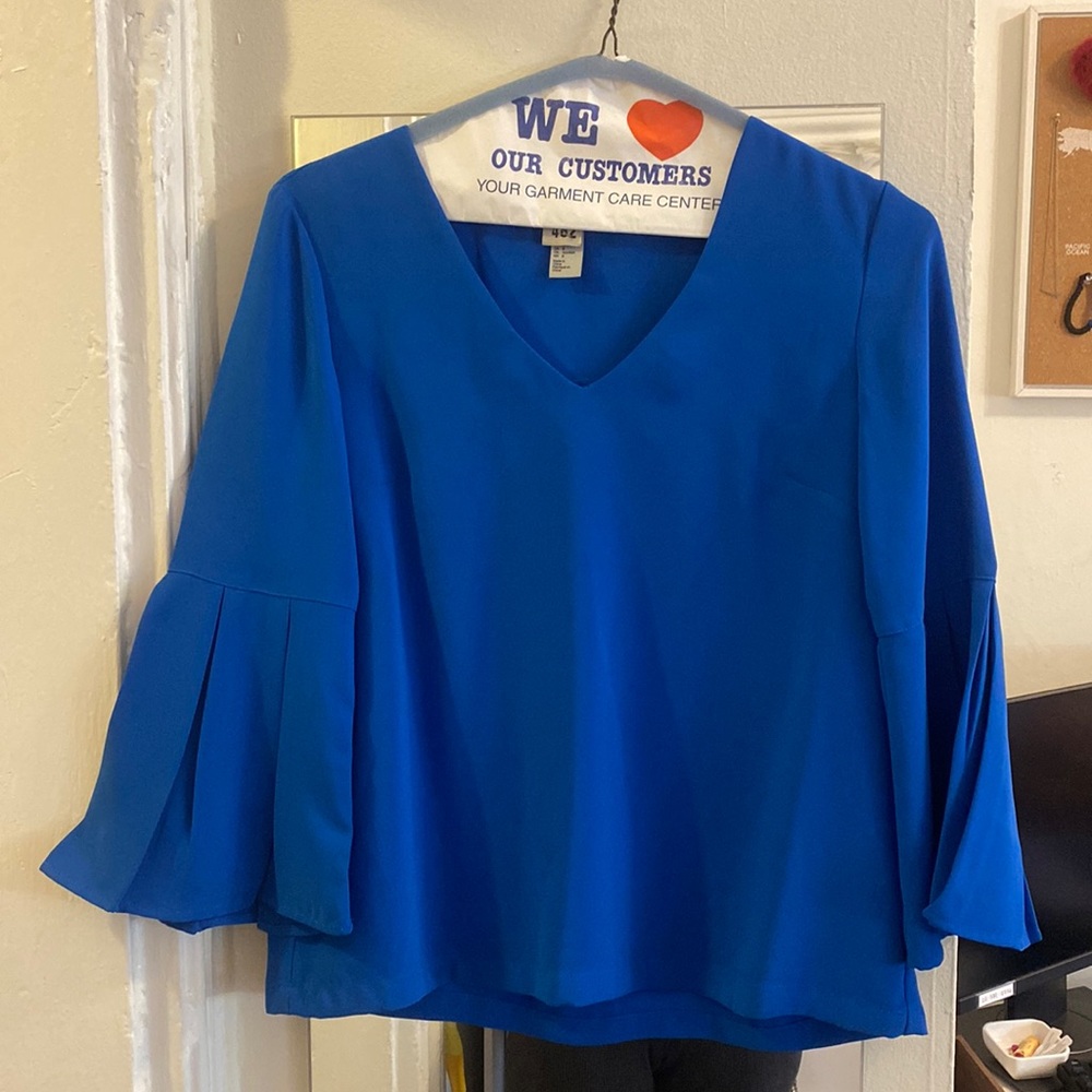 Vibrant Blue Blouse